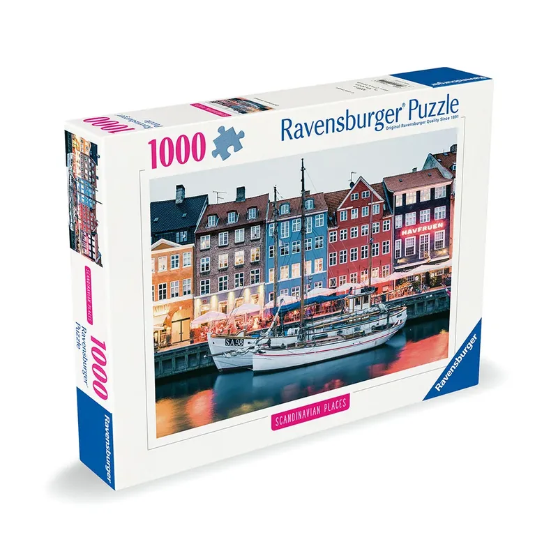 Scandinavian Copenhagen Denmark 1000p van Ravensburger – doos 2 van 3