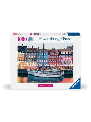 Scandinavian Copenhagen Denmark 1000p van Ravensburger – doos 1 van 3