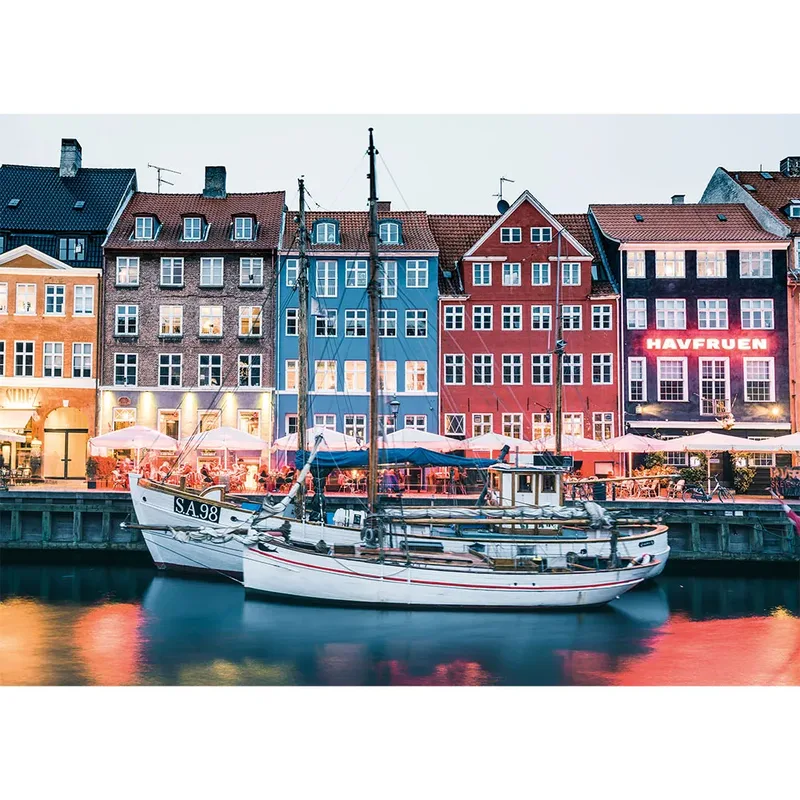 Scandinavian Copenhagen Denmark 1000p van Ravensburger – doos 3 van 3
