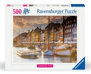 Scandinavian Places: Sunset in Copenhagen (500) from Ravensburger – box 1 of 2
