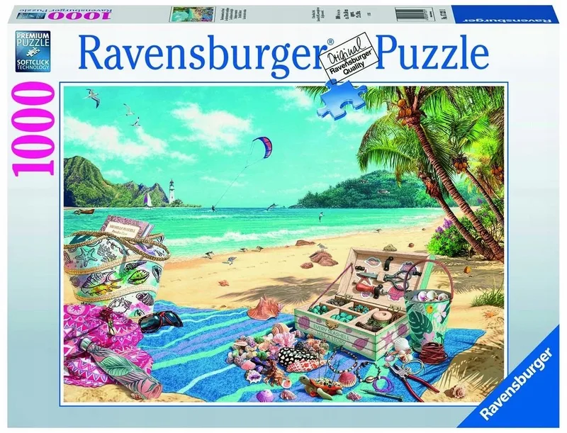 Schelpen Collectie Puzzel 1000 Stukjes (70x50cm) from Ravensburger, Multicolour edition – box