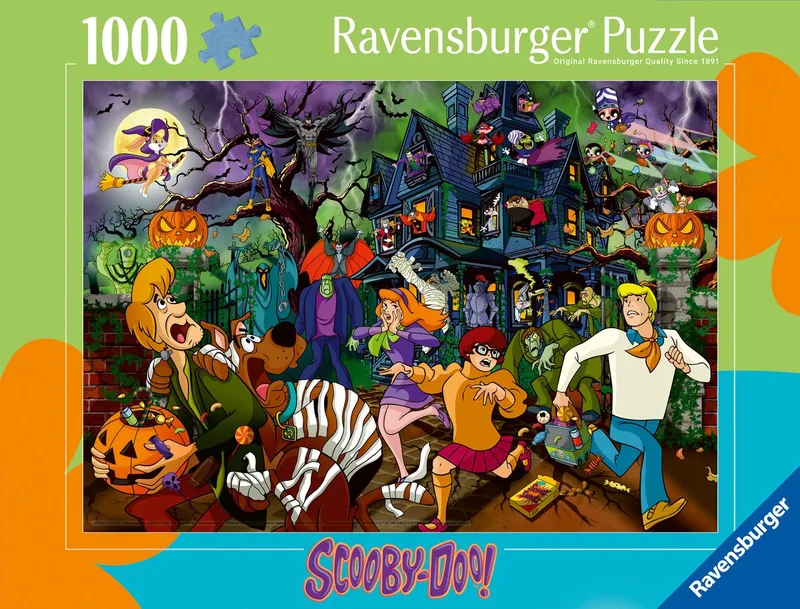Scooby-Doo Happy Halloween legpuzzel - 1000 stukjes - volwassenen van Ravensburger, editie Meerkleurig – doos