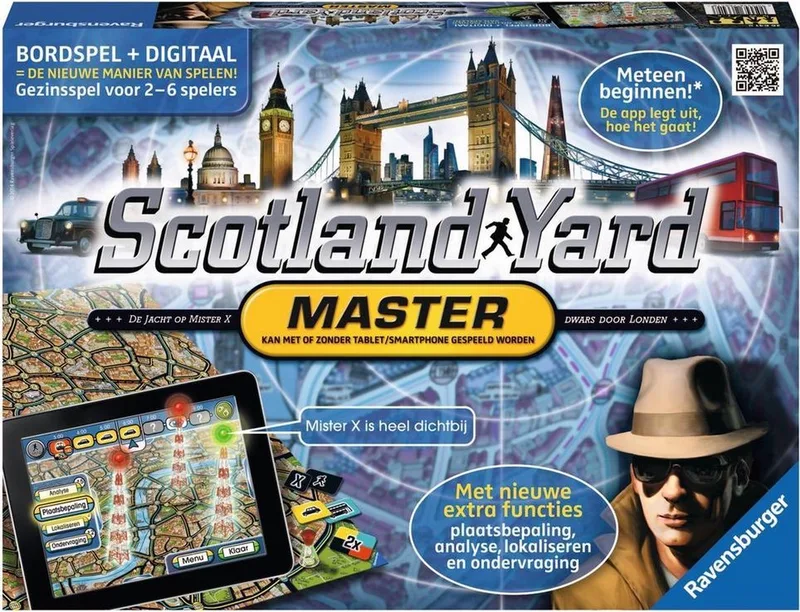 Scotland Yard master van Ravensburger – doos