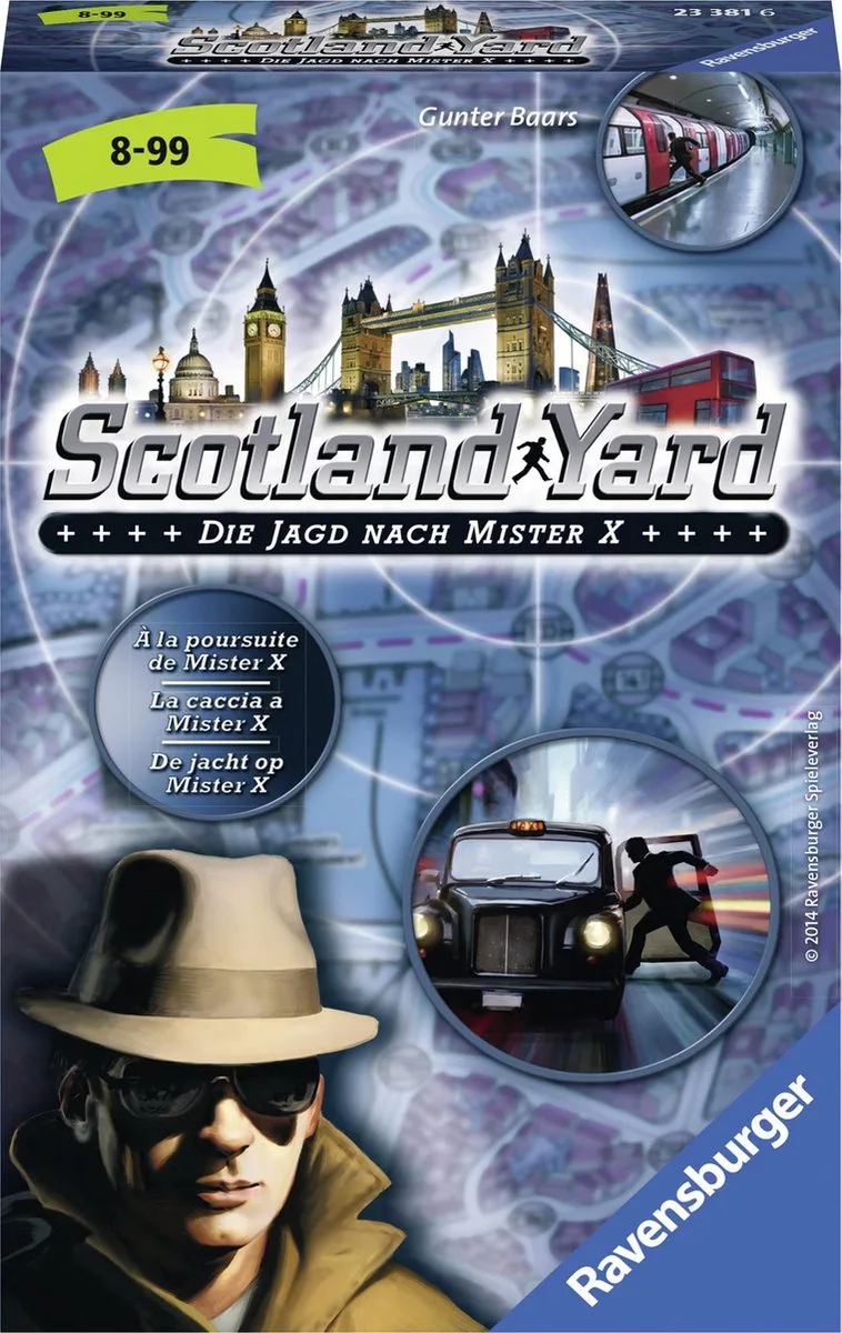 Scotland Yard - pocketspel from Ravensburger – box