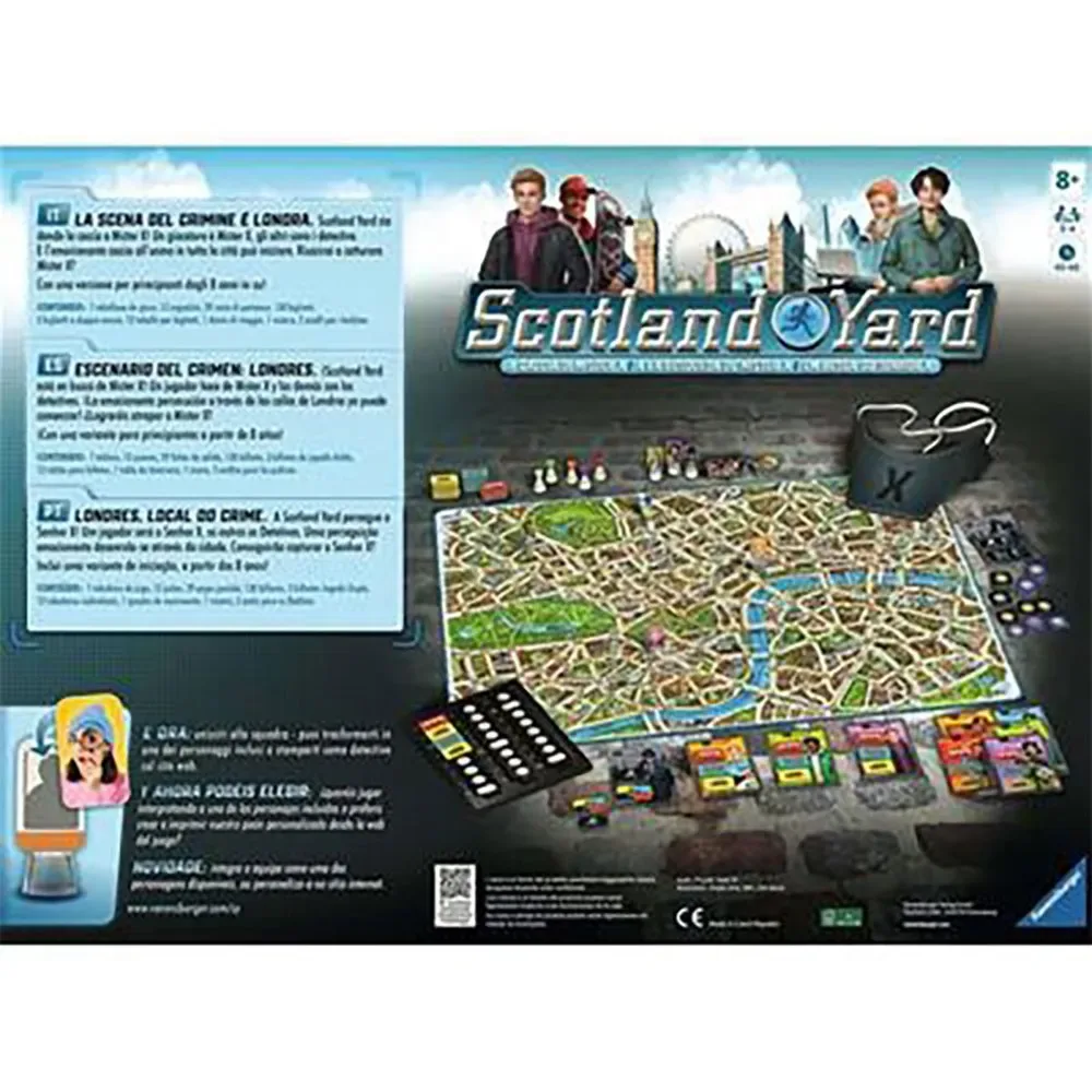 Scotland Yard Refresh 40th van Ravensburger – doos