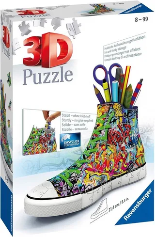 Sneaker Grafitti Print- 3D puzzel - 108 stukjes von Ravensburger, Ausgabe Graffiti – Schachtel 2 von 2