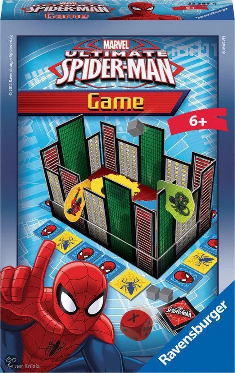 SPI: Ultimate Spider-Man spel från Ravensburger – kartong