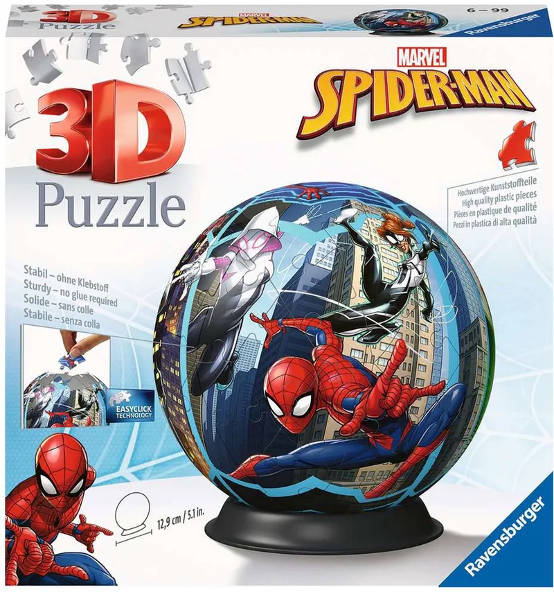 Spiderman - 3D Puzzel from Ravensburger, Multicolour edition – box