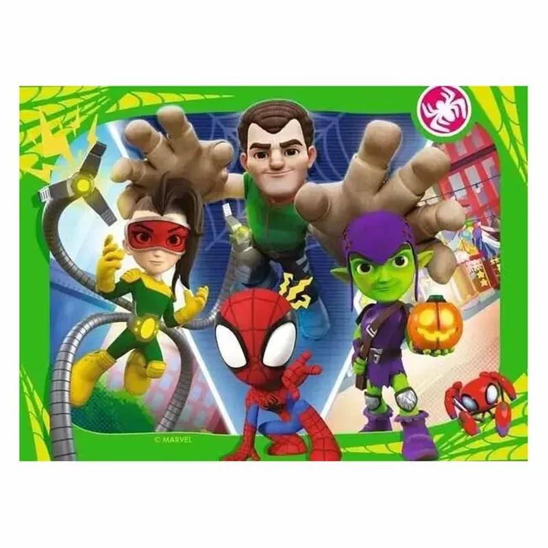 Spidey and his Amazing Friends 4in1box puzzel - 12+16+20+24 stukjes - kinderpuzzel from Ravensburger, Multicolour edition – box 4 of 5