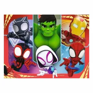Spidey and his Amazing Friends 4in1box puzzel - 12+16+20+24 stukjes - kinderpuzzel from Ravensburger, Multicolour edition – box 5 of 5