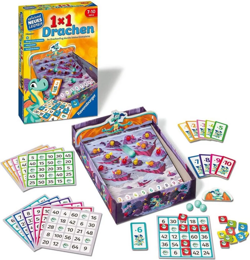 Spiel 1x1 Drachen, Lernspiel, Made in Europe from Ravensburger, Bunt edition – box