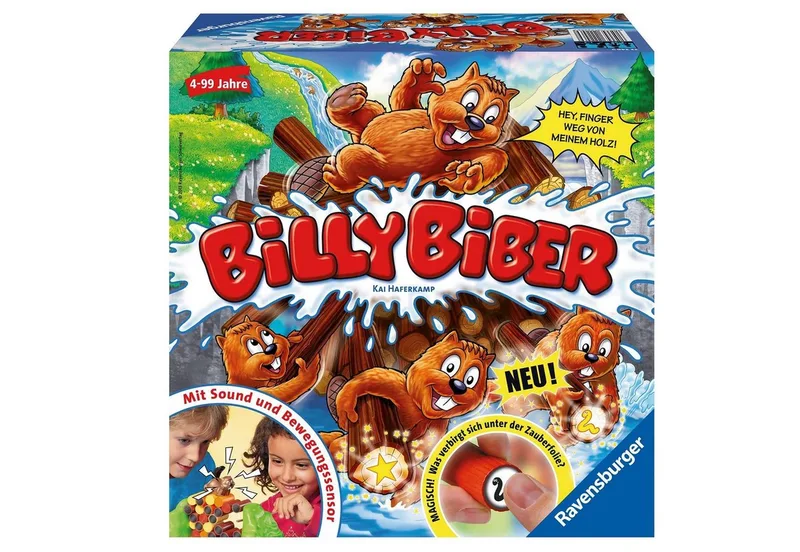 Spiel Billy Biber, Made in Germany fra Ravensburger, Bunt-udgave – æske