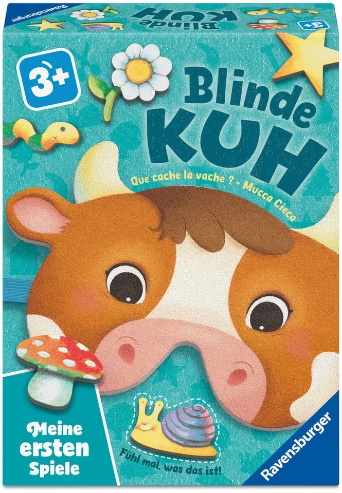 Spiel Blinde Kuh, Kinderspiel, Made in Europe fra Ravensburger, Bunt-udgave – æske