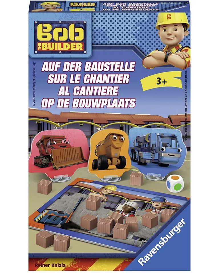 Spiel Brettspiel - Bob der Baumeister - Auf der Baustelle de Ravensburger, édition Blau – boîte