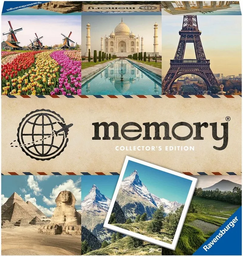Spiel Collectors' memory® Travel, Merkspiel, Made in Europe de Ravensburger, édition Bunt – boîte