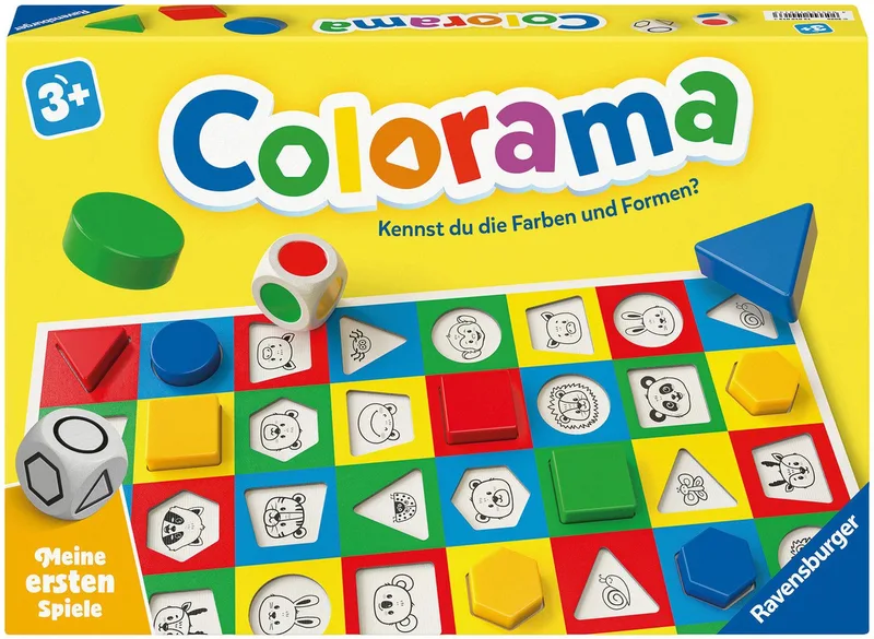 Spiel Colorama, Kinderspiel, Made in Europe de Ravensburger, édition Bunt – boîte