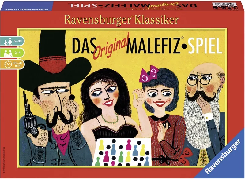 Spiel Das Original Malefiz®-Spiel, Made in Europe fra Ravensburger, Bunt-udgave – æske