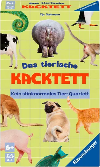 Spiel Das tierische Kacktett, Kinderspiel, Made in Europe de Ravensburger, édition Multicolore – boîte 1 sur 4