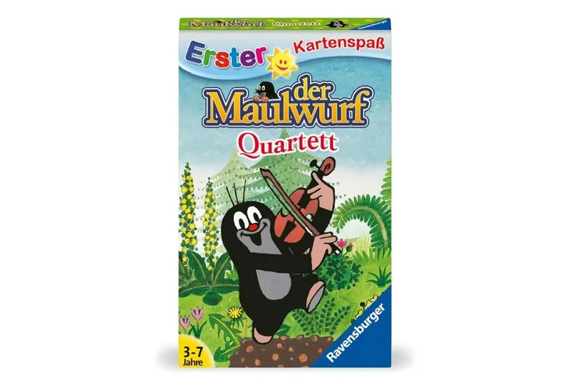 Spiel Der Maulwurf: Quartett - Kartenspiel ab 3 Jahre von Ravensburger – Schachtel