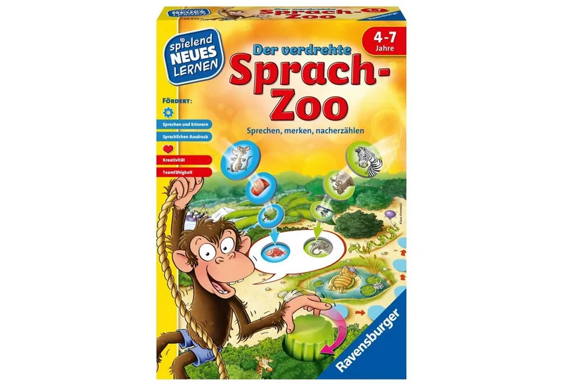 Spiel Der verdrehte Sprach-Zoo fra Ravensburger – æske