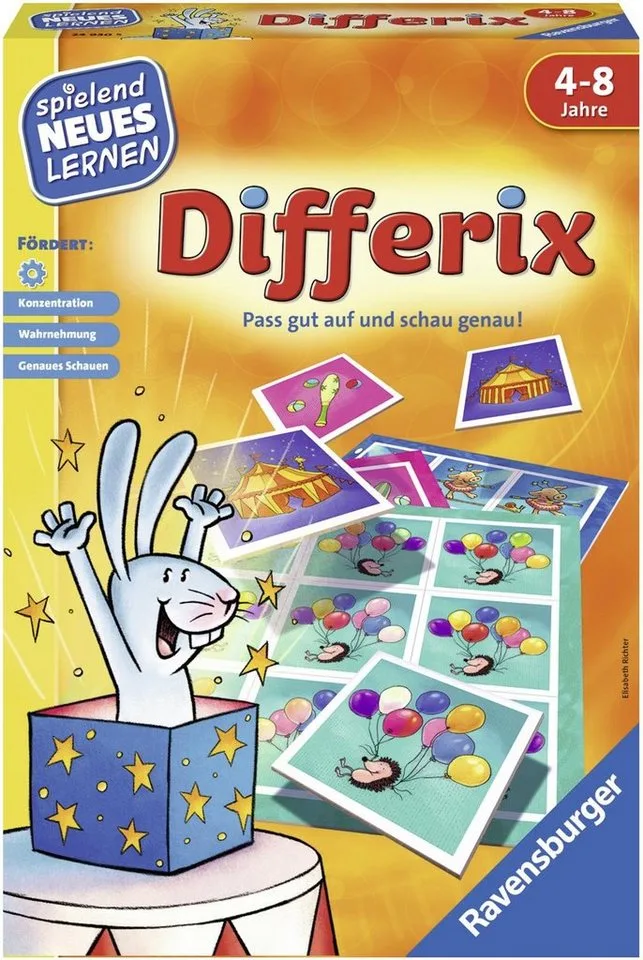 Spiel Differix, Made in Europe from Ravensburger, Bunt edition – box
