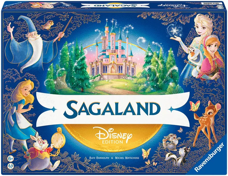 Spiel Disney Sagaland, Familienspiel, Made in Europe van Ravensburger, editie Bunt – doos