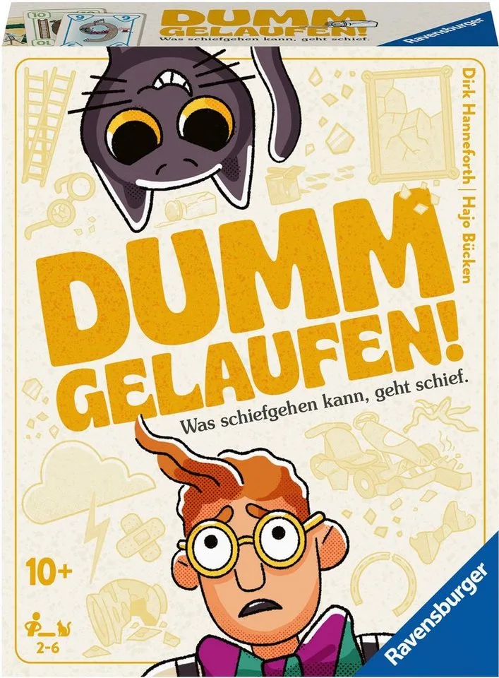 Spiel Dumm gelaufen!, Strategiespiel, Made in Europe von Ravensburger, Ausgabe Bunt – Schachtel