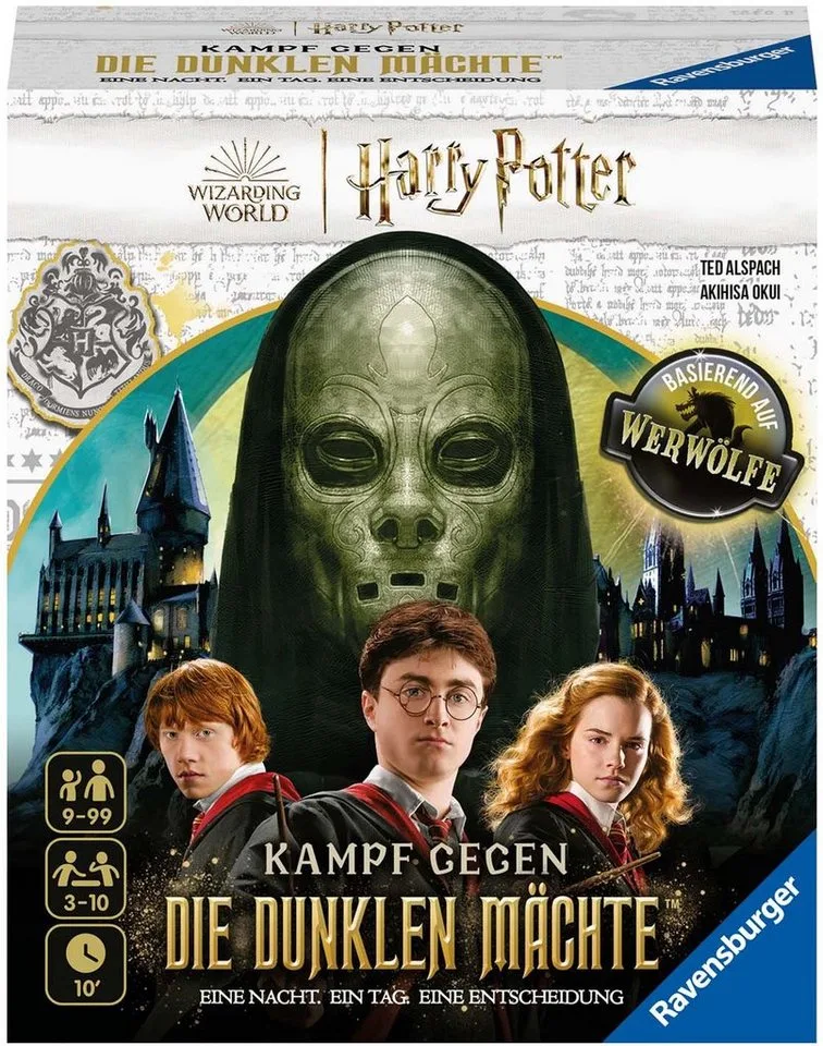 Spiel Harry Potter, Kampf gegen die dunklen Mächte, Gemeinschaftsspiel, Made in Europe from Ravensburger, Bunt edition – box