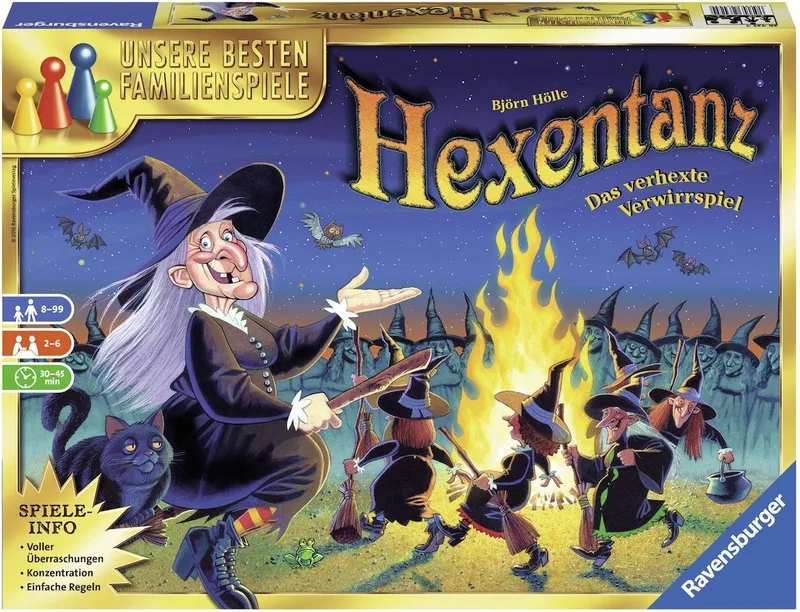 Spiel Hexentanz, Made in Europe from Ravensburger, Bunt edition – box