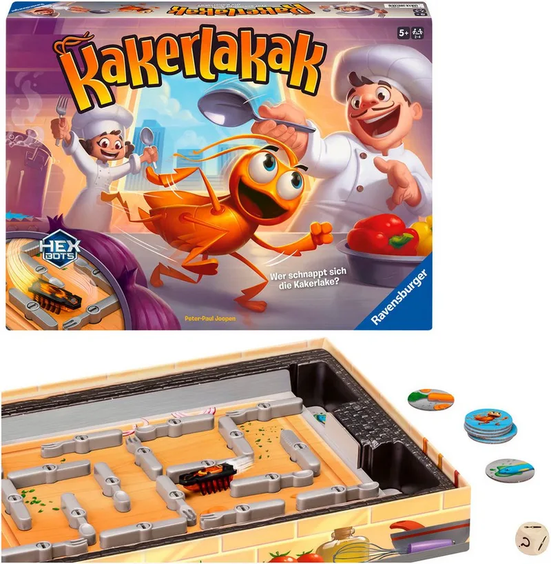 Spiel Kakerlakak, Familienspiel, Made in Europe de Ravensburger, édition Bunt – boîte