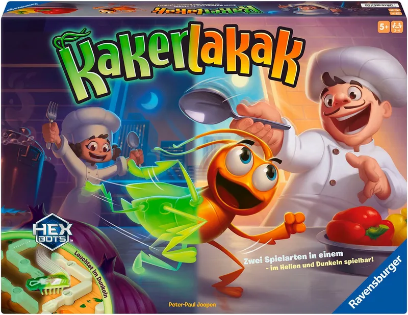 Spiel Kakerlakak - Glow in the Dark, Kinderspiel, Made in Europe from Ravensburger, Bunt edition – box