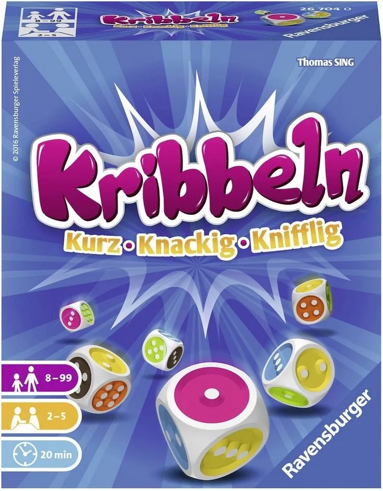 Spiel Kribbeln, Made in Europe from Ravensburger, Bunt edition – box