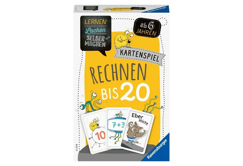 Spiel Lernen Lachen Selbermachen: Kartenspiel Rechnen bis 20 van Ravensburger – doos