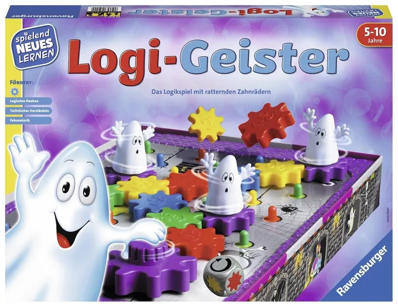 Spiel Logi-Geister, Made in Europe from Ravensburger, Bunt edition – box