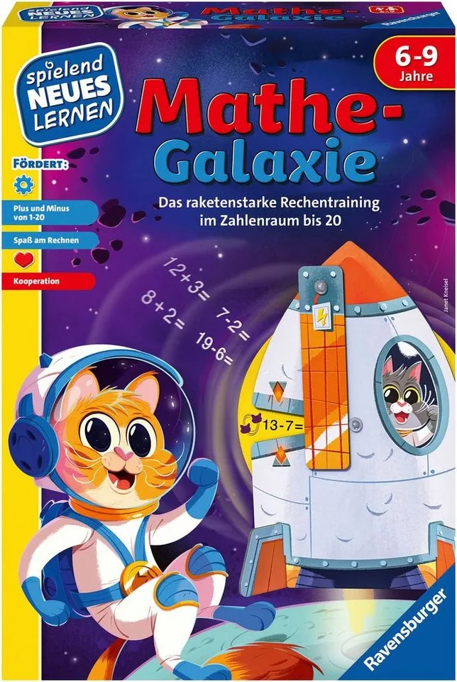 Spiel Mathe-Galaxie, Made in Europe from Ravensburger, Bunt edition – box