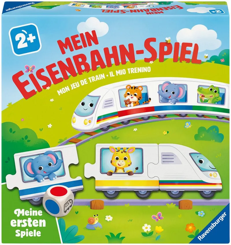 Spiel Mein Eisenbahn-Spiel, Kinderspiel, Made in Europe from Ravensburger, Bunt edition – box