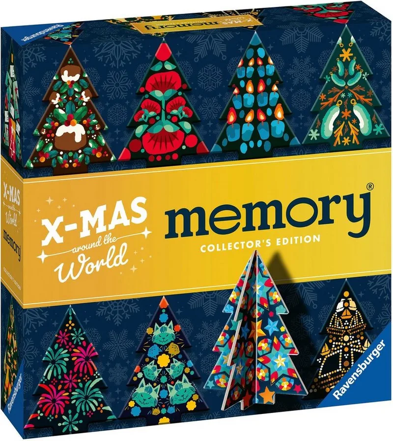Spiel memory® Collector's Edition, X-Mas around the World, Merkspiel, Made in Europe von Ravensburger, Ausgabe Bunt – Schachtel