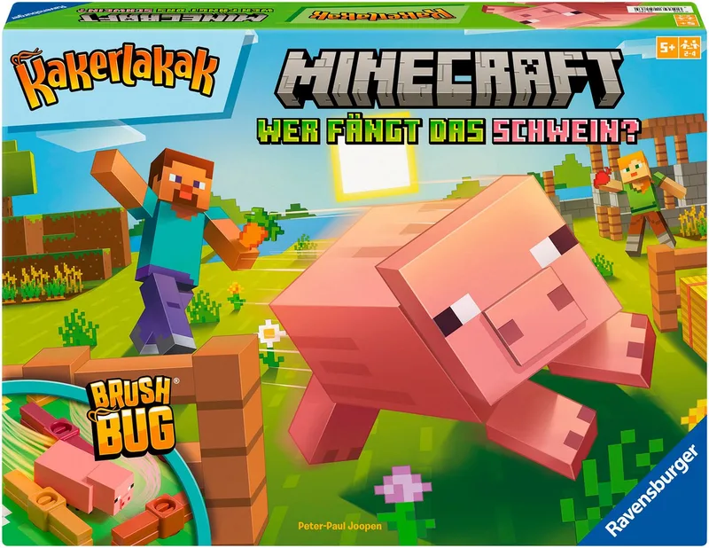 Spiel Minecraft Kakerlakak, Kinderspiel, Made in Europe van Ravensburger, editie Bunt – doos