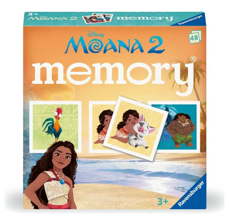 Spiel Mini Memory® Vaiana 48 Bildkarten Ravensburger Kinder Legespiel, Memory from Ravensburger – box