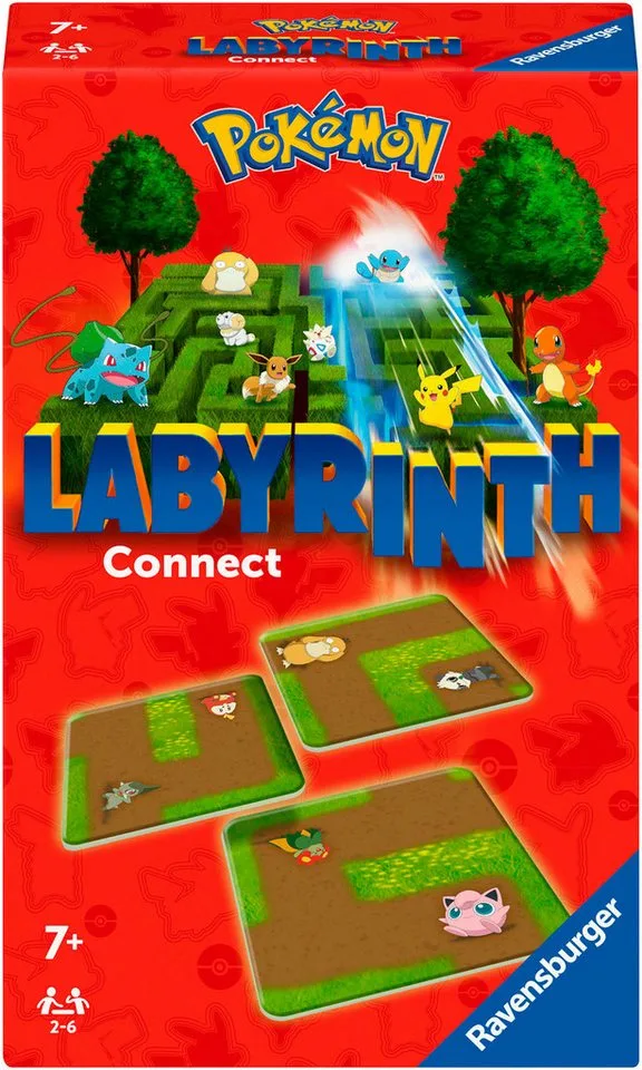 Spiel Mitbringspiel »Pokémon Labyrinth Connect«, Mitbringspiel, Made in Europe from Ravensburger, Bunt edition – box