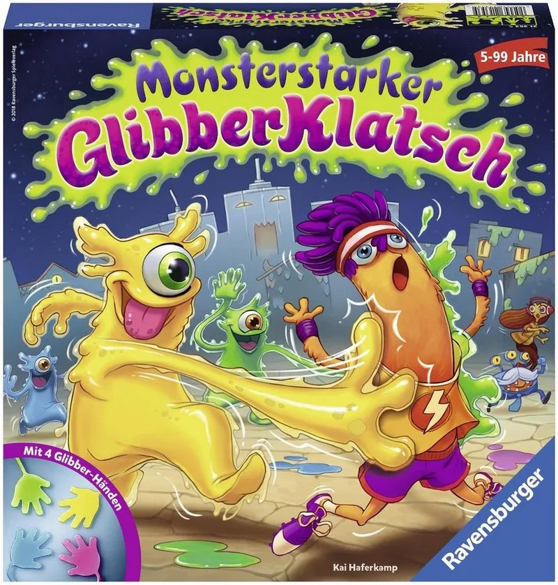 Spiel Monsterstarker Glibber-Klatsch, Made in Europe from Ravensburger, Bunt edition – box