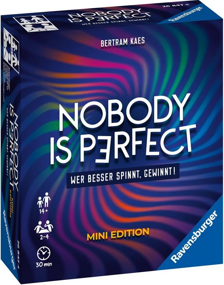 Spiel Nobody is perfect Mini Edition, Made in Europe from Ravensburger, Bunt edition – box