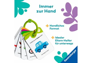 Spiel Play+ Spiel & Mach mit! Karten: Sachen suchen: unterwegs, Spiel für Kleinkinder de Ravensburger, édition Multicolore – boîte 5 sur 5