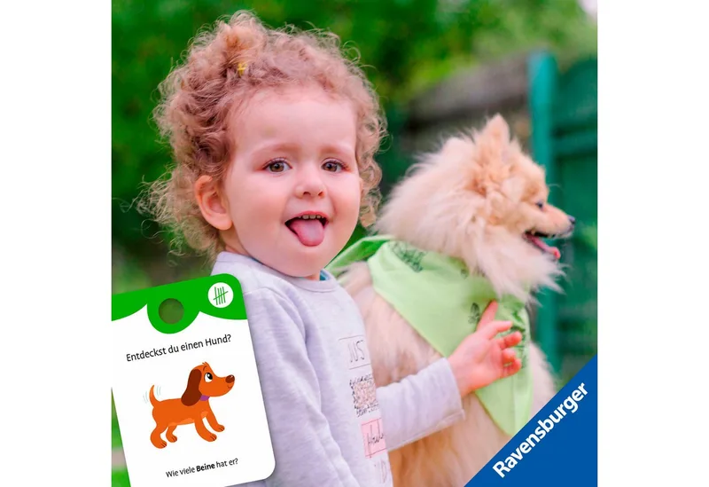 Spiel Play+ Spiel & Mach mit! Karten: Sachen suchen: unterwegs, Spiel für Kleinkinder de Ravensburger, édition Multicolore – boîte 4 sur 5