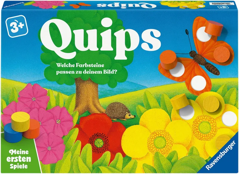Spiel Quips, Kinderspiel, Made in Europe from Ravensburger, Bunt edition – box