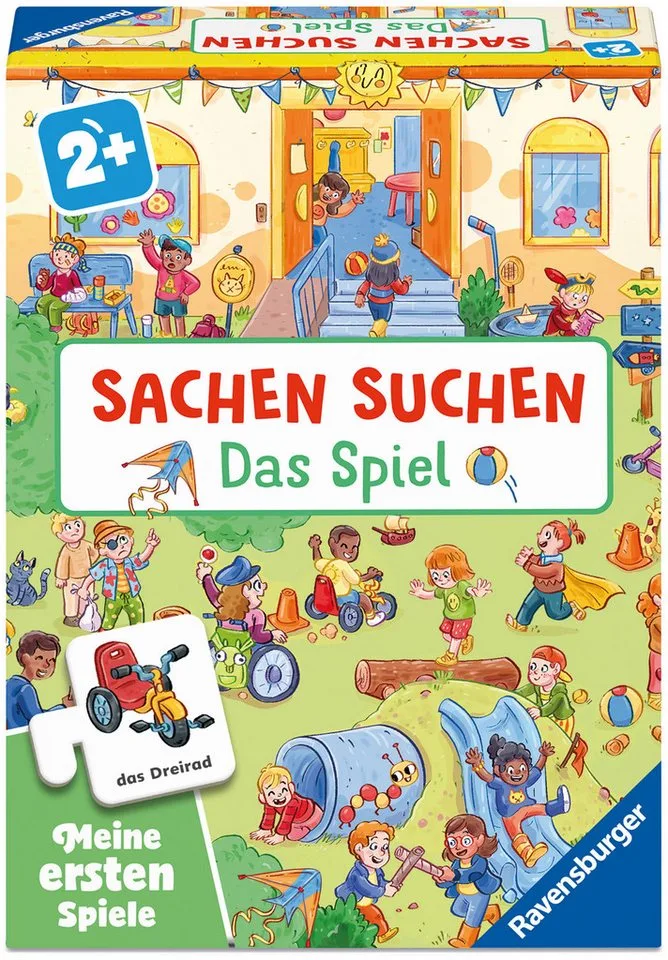 Spiel Sachen suchen: Das Spiel, Kinderspiel, Made in Europe van Ravensburger, editie Bunt – doos