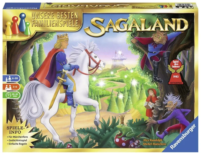 Spiel Sagaland, Made in Europe from Ravensburger, Bunt edition – box