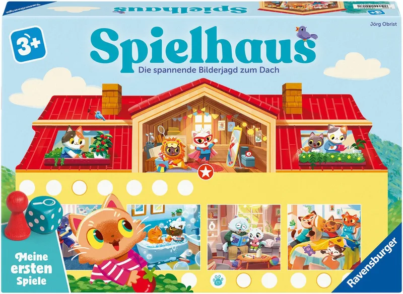 Spiel Spielhaus, Kinderspiel, Made in Europe from Ravensburger, Bunt edition – box