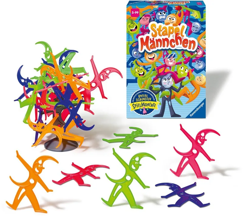Spiel Stapelmännchen, Kinderspiel, Made in Europe from Ravensburger, Bunt edition – box