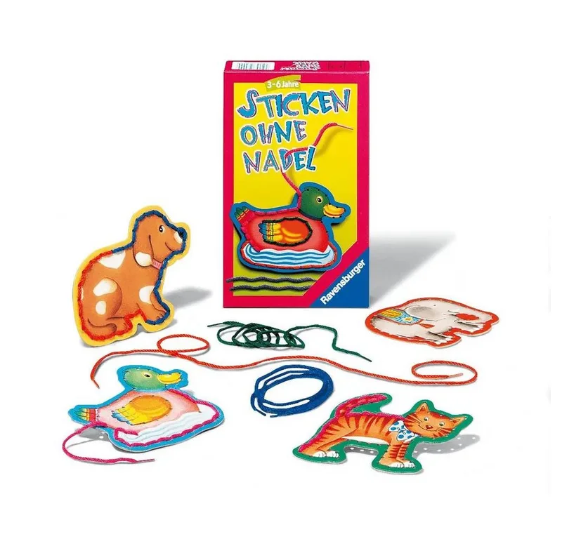 Spiel Sticken ohne Nadel de Ravensburger – boîte
